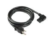 Generic 121 2627 Power Cable C13 Right Angle To Nema 5 15p 8ft.