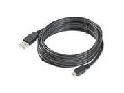 Ziotek 131 1023 USB 2.0 Type A Male To Micro USB 5 pin Male 15ft