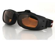 Piston Goggle Black Frame Amber Lens