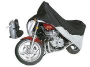 Classic Motorcycle Cover Blk Slv X Large