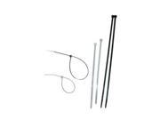 4 NYL CABLE TIES BLK UV 100PC