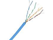 Cat 5E 350 Mhz Stranded Blue Bulk Cable 1000Ft
