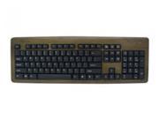 KBB103 Bamboo Designer Keyboard Walnut Color