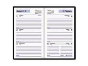 Recycled Weekly Planner Black 3 1 2 x 6 3 16 2014