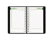 EcoLogix Recycled Daily Planner 30 Minute Appts. Wirebound 8 x 5 B