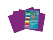 Heavyweight Construction Paper 58 lbs. 12 x 18 Violet 50 Sheets Pa