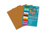 Heavyweight Construction Paper 58 lbs. 9 x 12 Light Brown 50 Sheet