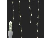 7.5 Strand of Warm White Christmas Icicle LED Lights