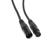 Premium DMX Cable 3 Pin Male to Female Double Shielded 3