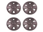Set of 4 Chrome 15 Inch Aftermarket Replacement Hubcaps with Metal Clip Retention System Aftermarket Part IWC432 15C