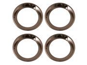 Set of 4 Stainless Steel 15 Inch Beauty Trim Rings with Metal Clip Retention System Aftermarket Part IWC1515D25