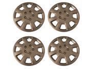 Set of 4 Silver 16 Inch Universal Mitsubishi Galant Replica Hubcaps with Clip Retention System Aftermarket IWC442 16S