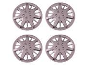 Set of 4 Chrome 16 Inch Aftermarket Replacement Hubcaps with Metal Clip Retention System Aftermarket Part IWC189 16C