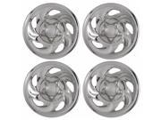 Set of 4 Chrome Wheel Skin Hub Covers With Center For Ford 97 03 F150 97 00 Expedition 16x7 Inch 5 Lug Steel Rim Aftermarket IMP 01X