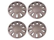 Set of 4 Silver 17 Inch Aftermarket Crown Victoria replica Hubcaps Wheel coves w Snap On Retention System IWC433 17S