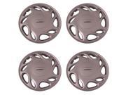 Set of 4 Silver 15 Inch Aftermarket Replica of Altima Hubcaps with Metal Clip Retention System Part IWC184 15SN