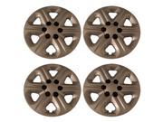Set of 4 Silver 17 Inch Replacement Chevy Traverse Hubcaps w Bolt On Retention System Aftermarket IWC454 17S