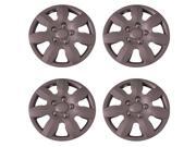 Set of 4 Silver 15 Inch Aftermarket replica of 2007 11 Elantra Hub Cap w Clip Retention System IWC434 15S
