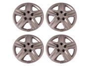 Set of 4 Chrome 17 Inch Aftermarket Replacement Hubcaps with Metal Clip Retention System Aftermarket Part IWC431 17C