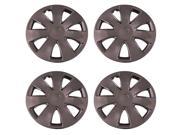 Set of 4 Chrome 16 Inch 7 Spoke Replica of Ford Fusion S Hubcaps Wheel covers with Clip Retention System Aftermarket IWC449 16C