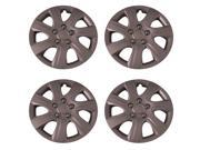Set of 4 Silver 16 Inch Universal Replica of Toyota Camry Hubcaps Wheel Covers w Metal Clip Retention Aftermarket IWC445 16S