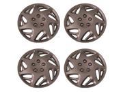 Set of 4 Silver 16 Inch Replica of 7 spoke Caravan Hubcap Wheel Cover with Clip Retention System Aftermarket IWCB8059 16S