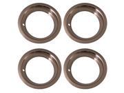 Set of 4 Stainless Steel 15 Inch Beauty Trim Rings with Metal Clip Retention System Aftermarket Part IWC1515D3