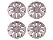 Set of 4 Chrome 16 Inch Aftermarket Replacement Hubcaps with Metal Clip Retention System Aftermarket Part IWC439 16C