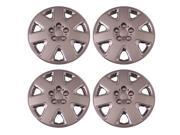 Set of 4 Silver 15 Inch Aftermarket Replacement Hubcaps with Clip Retention System Aftermarket Part IWCB8823 15CS