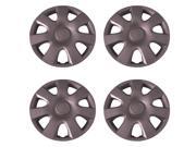 Set of 4 Silver 15 Inch Toyota 7 Spoke Camry Replica Hubcap Universal Wheel COver with Clip Retention Aftermarket IWCB944 15S