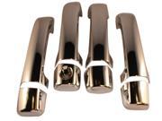 Set of 4 Chrome Plated Door Handle Covers For 07 13 Toyota Tundra 08 13 Toyota Sequoia w Install Kit DH68510B