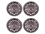 Set of 4 Chrome 17 Inch Aftermarket Replacement Hubcaps for a Bolt On Retention System Aftermarket Part IWC427 17C