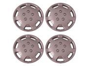 Set of 4 Silver 14 Inch 7 hole Camry Replica Hubcap Wheel Cover with Clip Retention Aftermarket IWCB863 14S