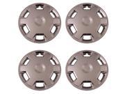 Set of 4 Chrome 15 Inch Universal Replica of Nissan Cube Versa Hubcaps Wheel Covers with Clip Retention Aftermarket IWC447 15C