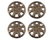 Set of 4 Chrome 16 Inch Universal Mitsubishi Galant Replica Hubcaps with Clip Retention System Aftermarket IWC442 16C