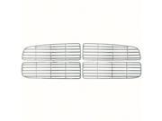 New Chrome Grille Cover Insert Overlay Fits Dodge Ram 2002 2004 w Honey Comb Grill GI 15