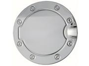 New Polished Stainless Steel Gas Cap Fuel Door Cover 2005 2009 Ford Mustang DC12