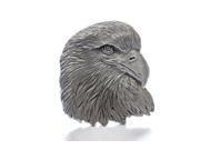 Grillie Eagle Head Wildlife Grille ornament Hand Cast Pewter Car Truck Made in USA grill decoration