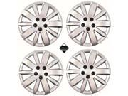 Set of 4 New 16 inch Silver Hub Cap Wheel Covers for 2011 thru 2015 Chevrolet Cruze 461 16S