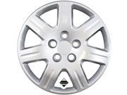 Set of 4 Silver 16 Inch 7 Spoke Replacement Honda Civic Hubcaps w Bolt On Retention System Aftermarket IWC452 16S