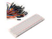 Baaqii MB 102 830 Point Breadboard Power Supply Kits with 65pcs Jumper Wires Cables For Arduino DIY Project