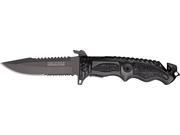 Tac Force TF 711BK Knives Folder Knife Black Finish Rescue A O Linerlock 4 3 4