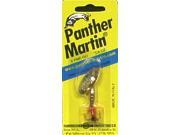 Panther Martin Fishing Lure 6 PMF GO 1 4 oz. Spinner Gold Orange Fly