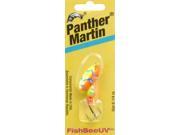 Panther Martin 6 PMUV COB FishSeeUV Spinner 1 4 oz. Ultraviolet Ch Orange Blue