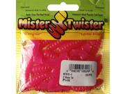 Mister Twister MTSF20 6 3 Meeny Curly Tail Fishing Lure 20 PK Pink