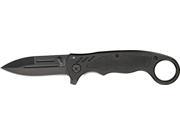 Blackjack BJ050 Knives Folder Knife Black Finish Aluminum Handle Linerlock 5