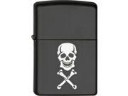 Zippo ZO05911 Lighter Jolly Roger Matte Black Finish