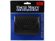 Uncle Mike s 7496 2 Double Latex Glove Pouches Mirage BW Black For Belt To 21 4