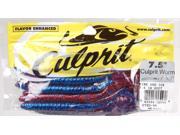 C720 44 Culprit 7.5 Original Worms 18 Pack Fire And Ice Fishing Lure