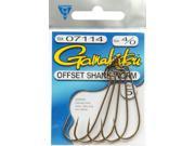 Gamakatsu 7114 Worm Offset Shank Brz 4 0 5 PK Fishing Hook